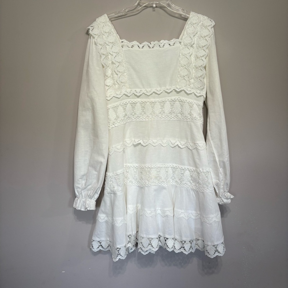 Endless Rose Square Neckline Lace
Trim Dress - Picture 2 of 7